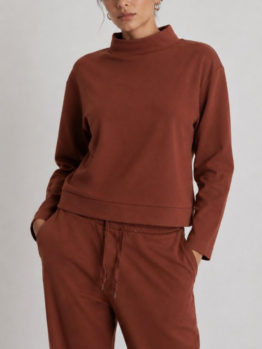 Smash + Tess Audrey Shirt in Brown/Cognac